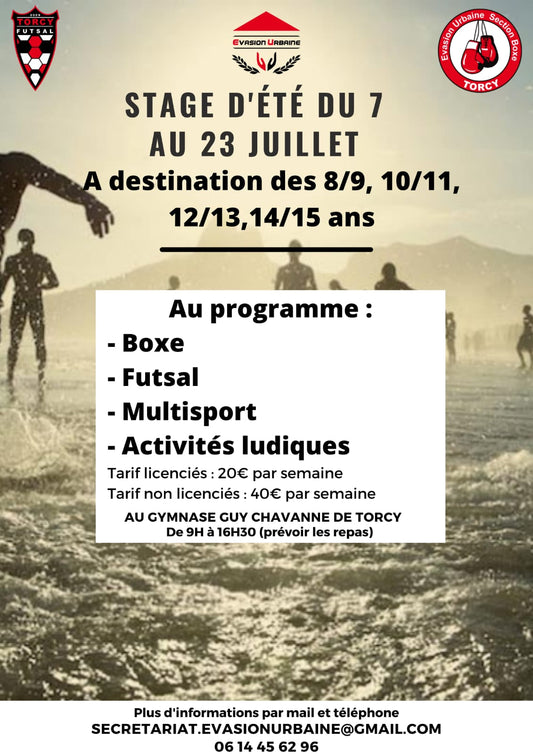 Stage d'été Evasion Urbaine